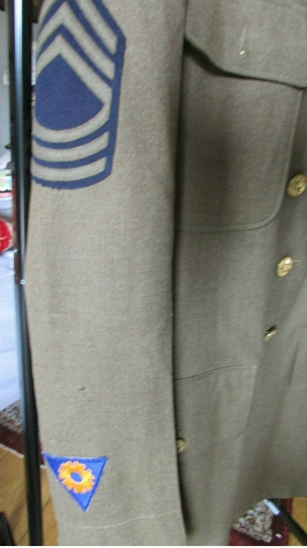 WW2 Staff Sergeant AAF Tunic Named - 1939-45