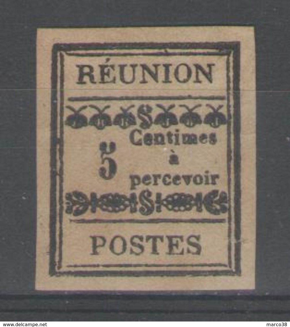 REUNION:  Taxe N°1 NSG         - Cote 35€ - - Timbres-taxe