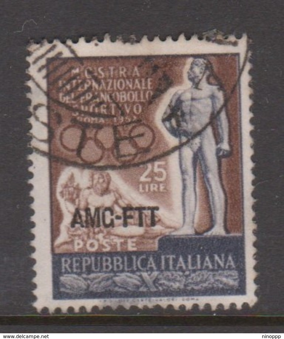 Trieste Allied Military Government S 142 1952 First International Exhibition Of Sport Stamps,used, - Used