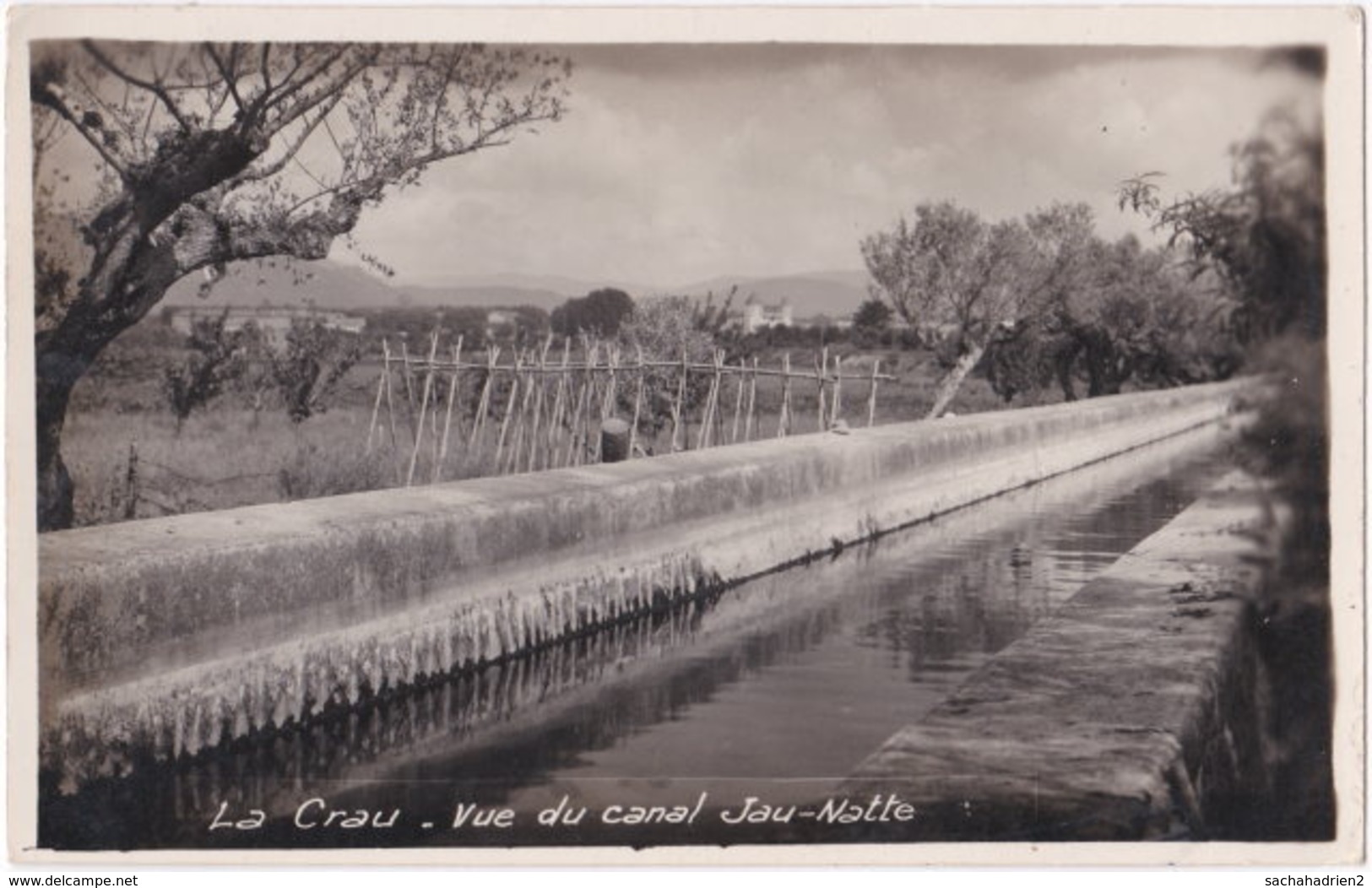 83. Pf. LA CRAU. Vue Du Canal Jau-Natte - La Crau