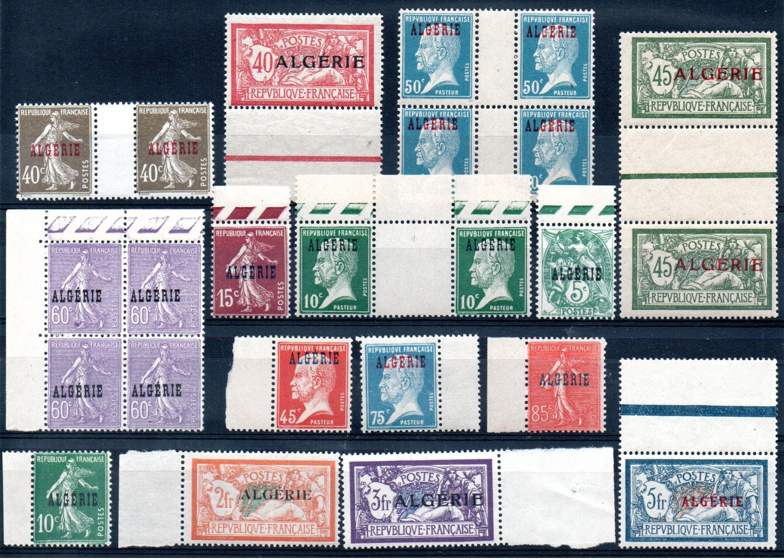 ALGERIE - Lot Neufs ** - MNH - Cote: 52,80 € - Unused Stamps