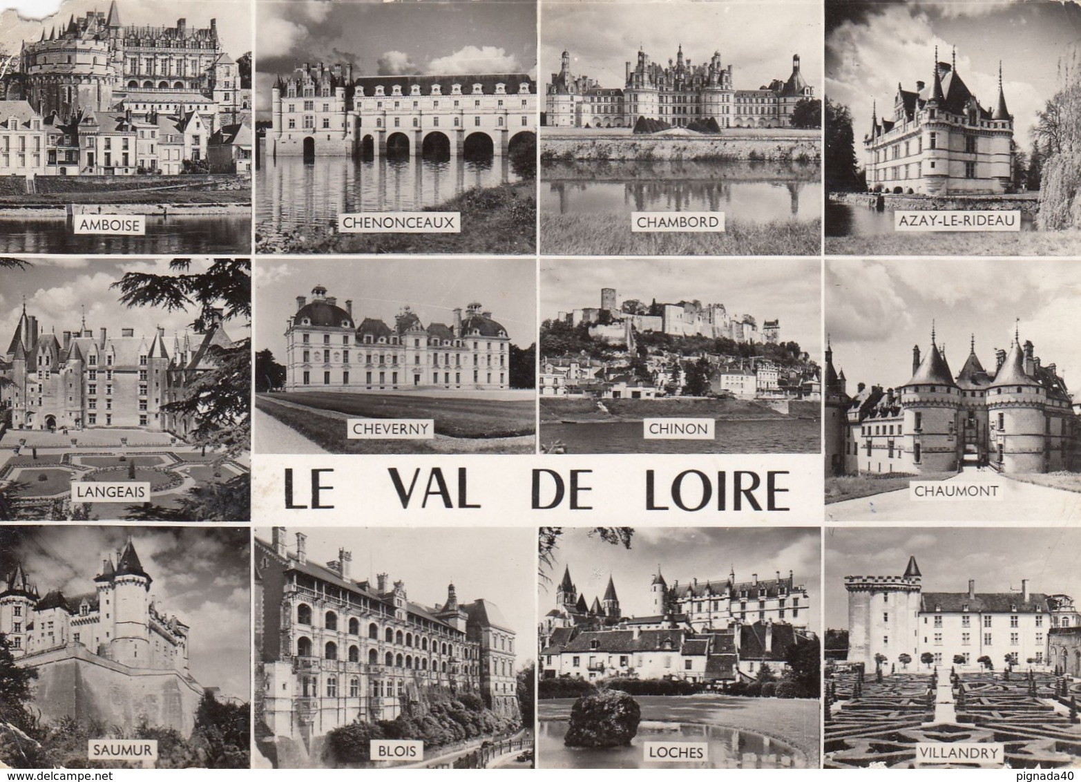 Cp , RÉGION CENTRE-VAL-de-LOIRE , Le Val-de-Loire , Multi-Vues - Centre-Val De Loire
