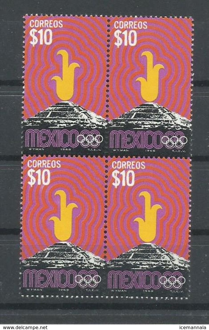 MEXICO  YVERT  754   (B4)   MNH  ** - Verano 1968: México