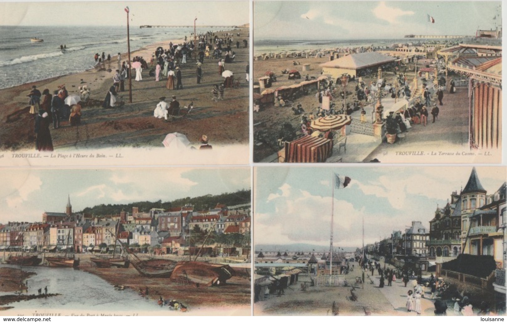 19 / 9 / 75. -  LOT. DE. 15  CPA. DE  TROUVILLE  ( 14 ) - 5 - 99 Cartes