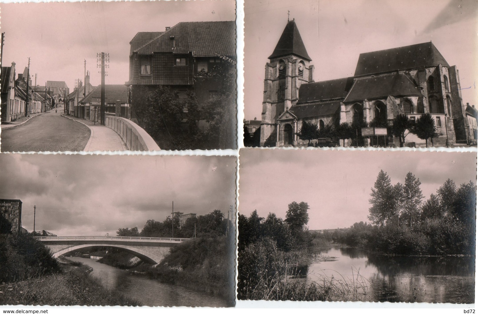 BRAY SUR SOMME ( 80 ) - Lot De 8 Cpsm - Bray Sur Somme