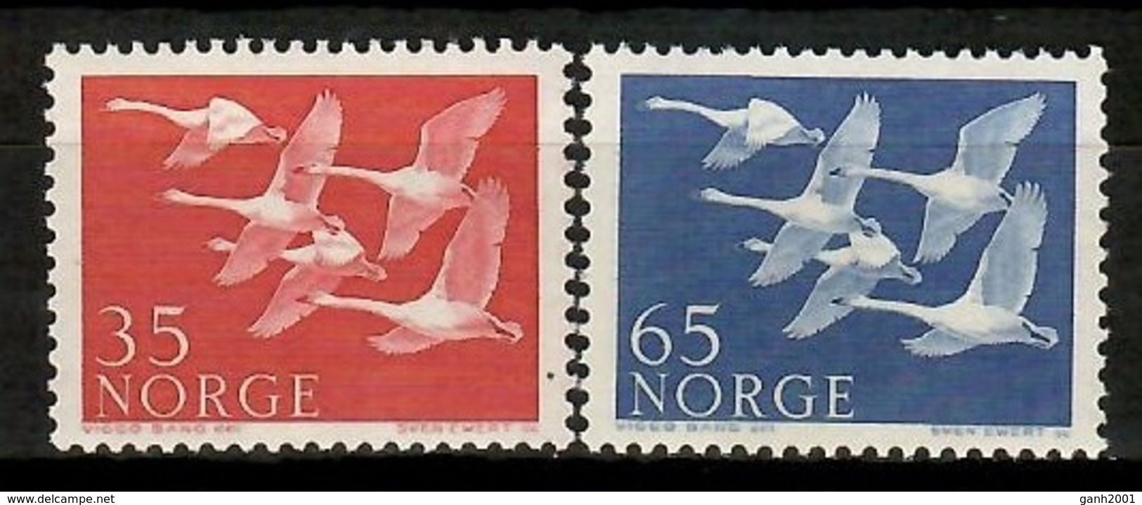 Norway 1956 Noruega / Birds Norden Joint Issue MNH Vögel Aves Oiseaux / Cu13914  5-8 - Otros & Sin Clasificación