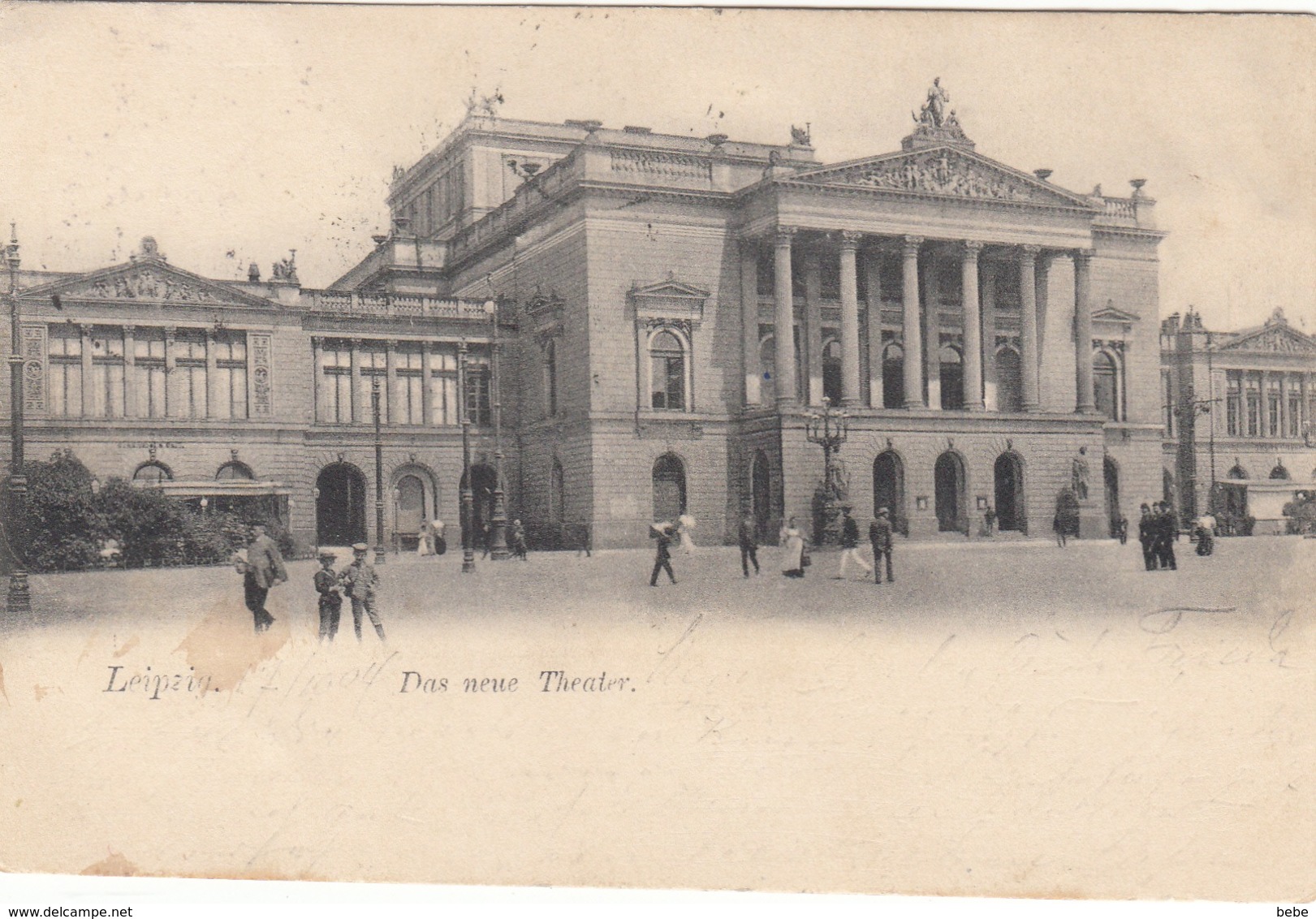 CARTE POSTALE TIMBRE N°69 DE LEIPZIG VERS BRUXELLES - Lettres & Documents