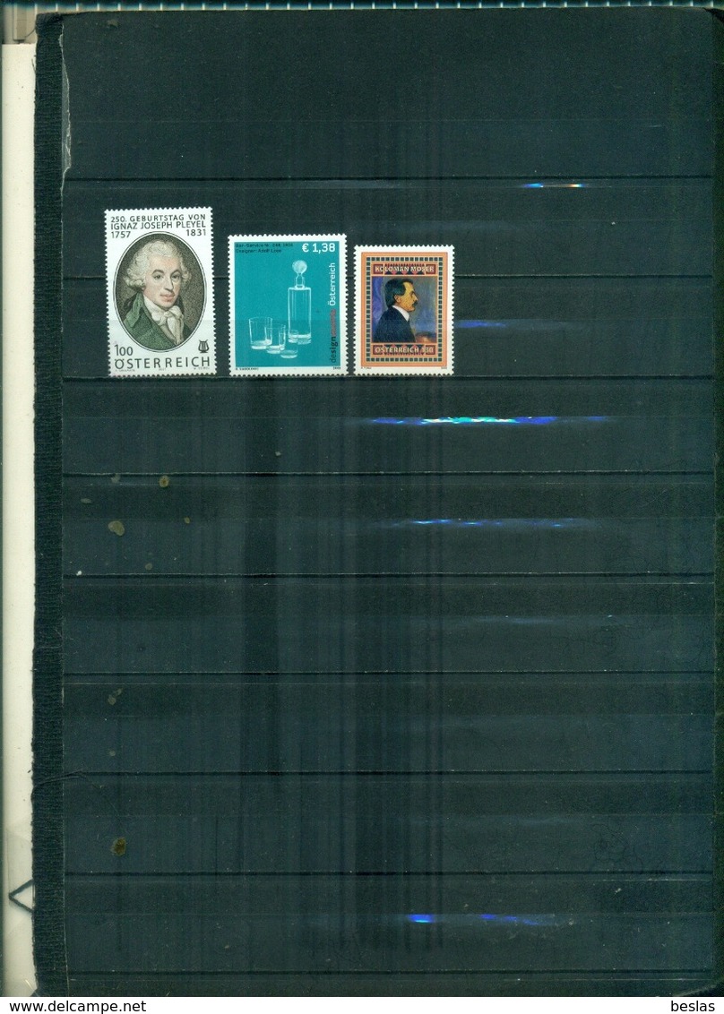 AUTRICHE 250 I.J.PLEYEL-K.MOSER-DESIGN III 3 VAL NEUFS A PARTIR DE 1 EURO - Unused Stamps