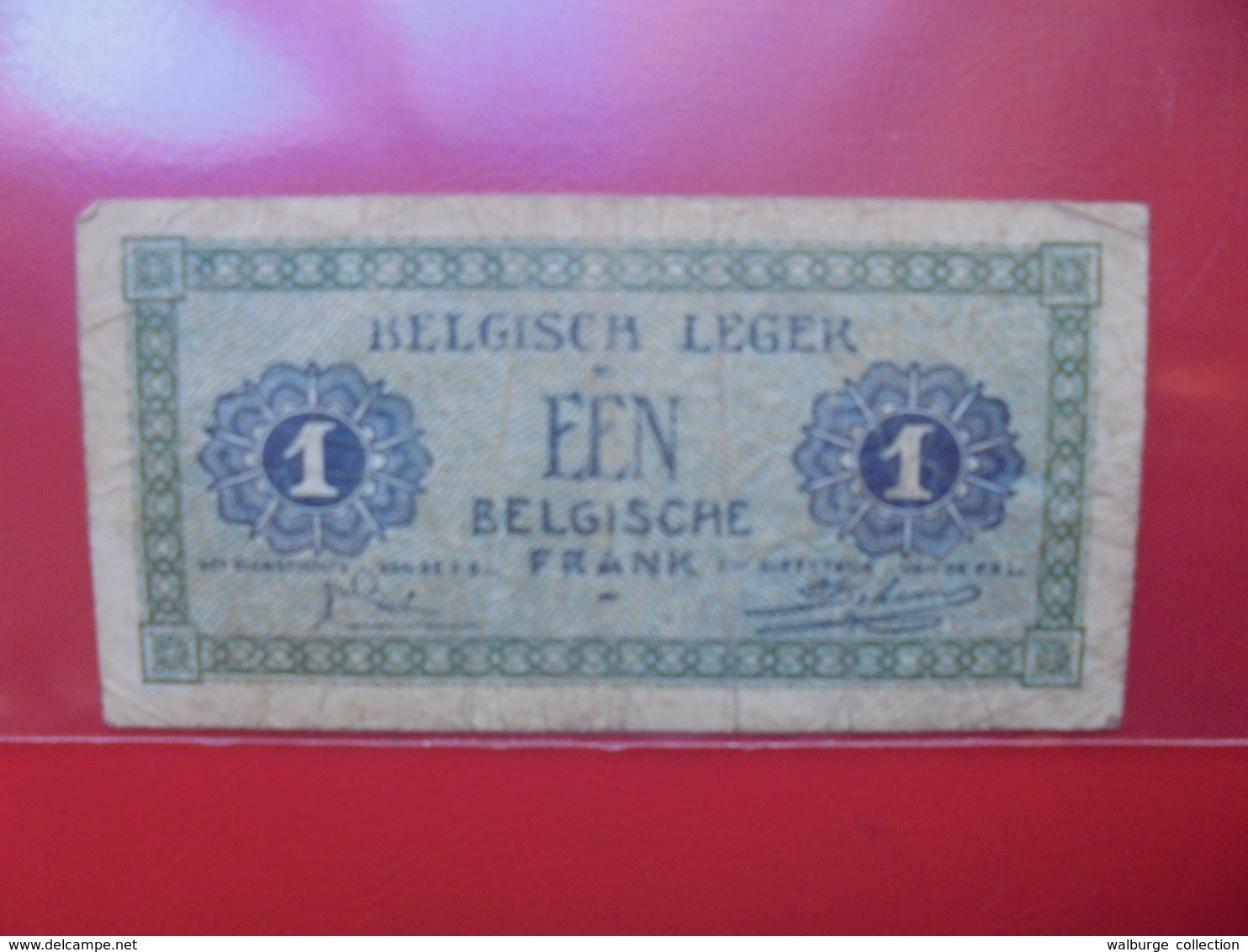 BELGIQUE(OCCUPATION) 1 FRANC 1946 CIRCULER (B.7) - 1-2 Francs