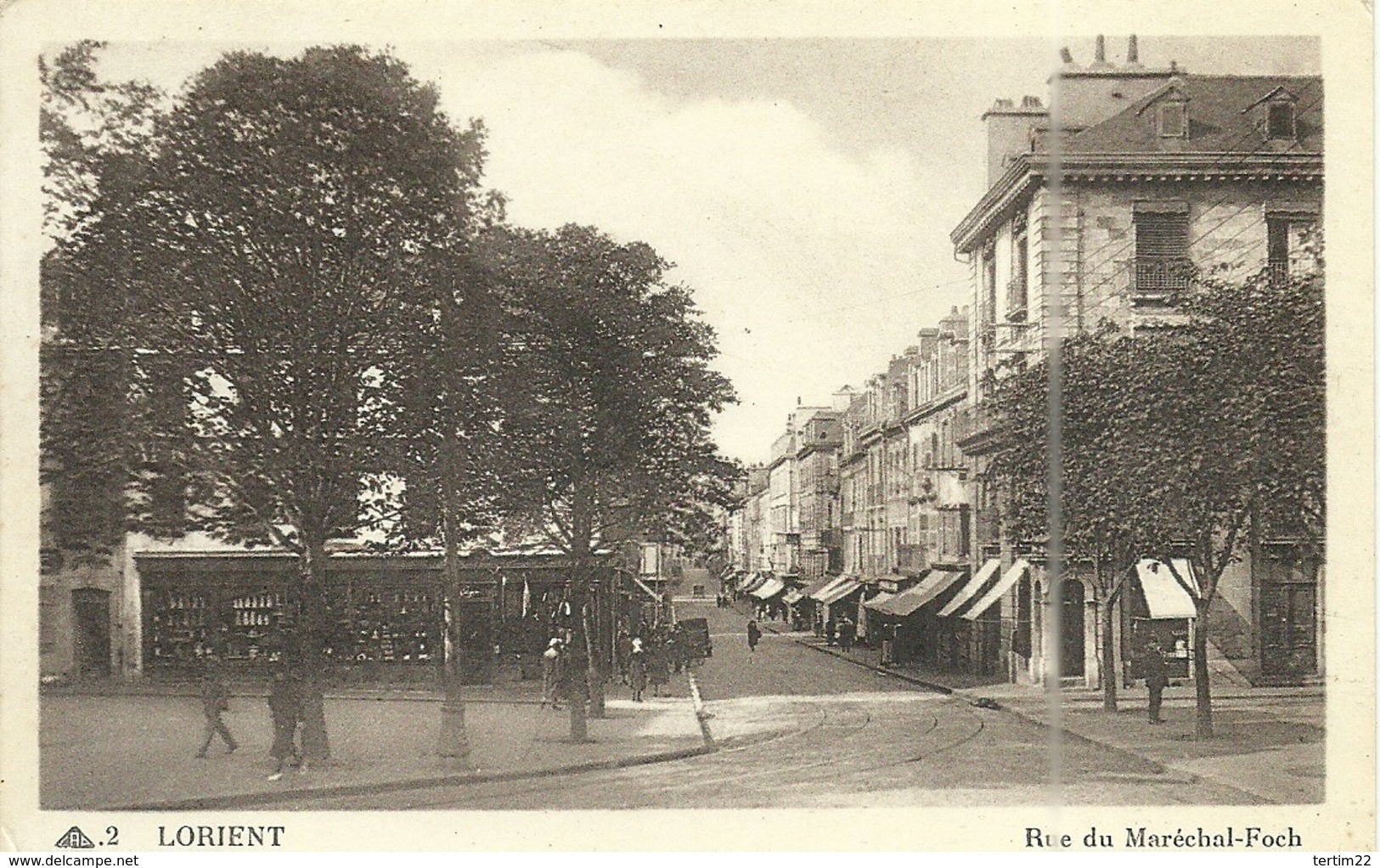 (LORIENT )( 56 MORBIHAN ) RUE DU MARECHAL FOCH - Lorient