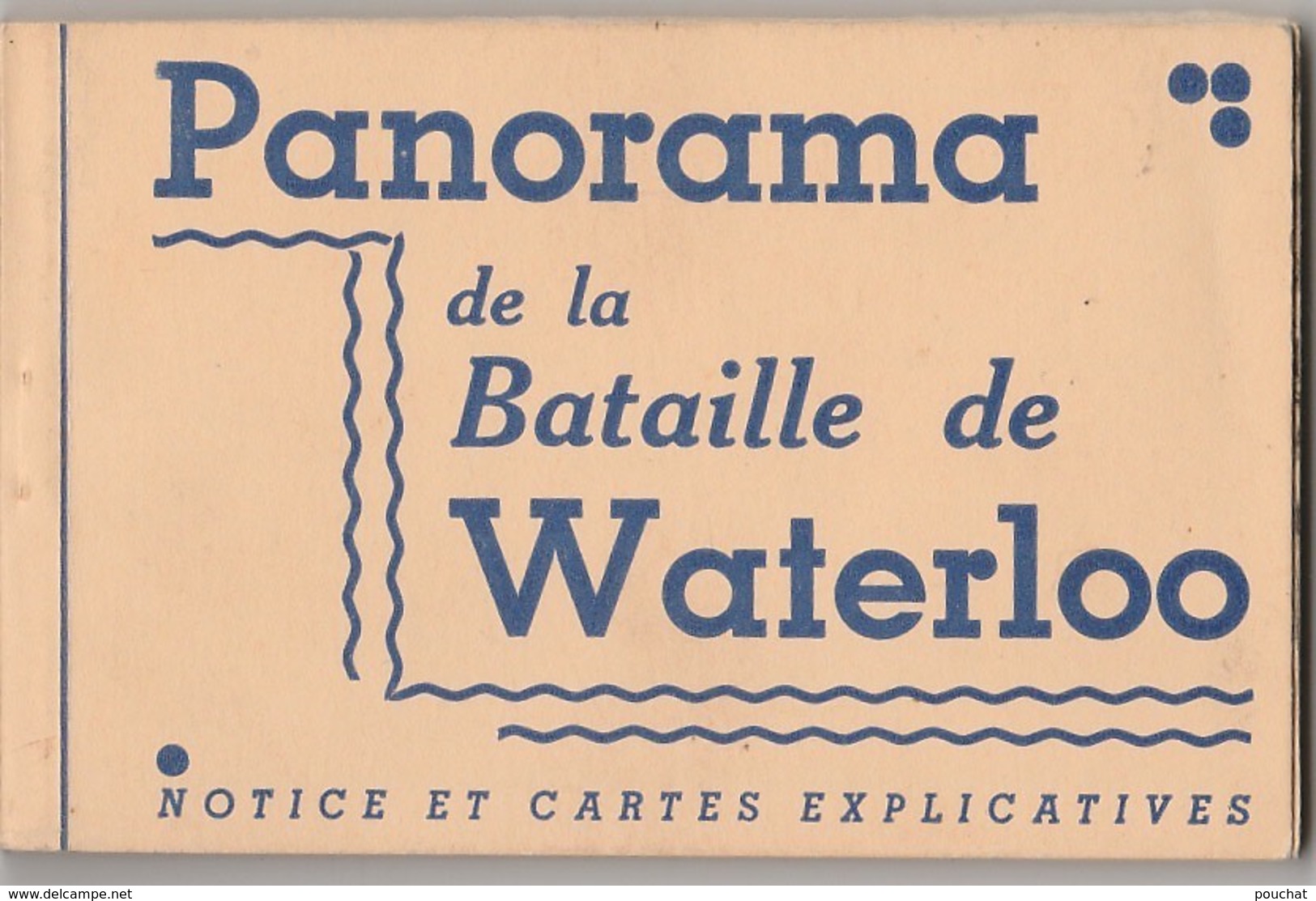 W3- PANORAMA DE LA BATAILLE DE WATERLOO - CARNET COMPLET  DE 12 CPA - GUERRE NAPOLEON  - 4 SCANS - Storia