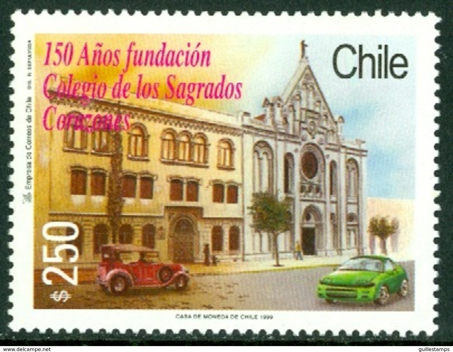 CHILE 1999 SACRED HEART COLLEGE** (MNH) - Chili