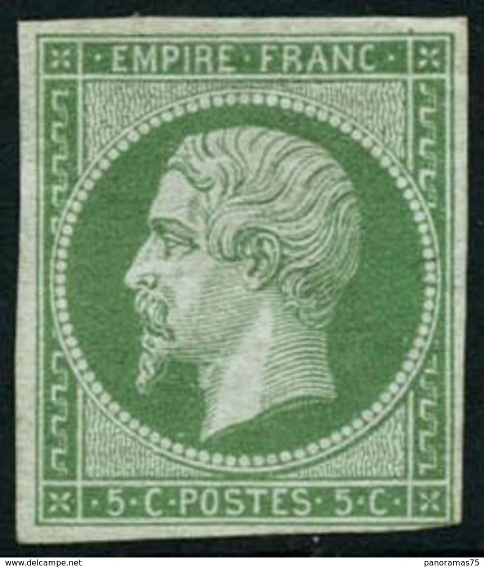 ** N°12 5c Vert, Court En Bas à Droite - B. - 1853-1860 Napoléon III.