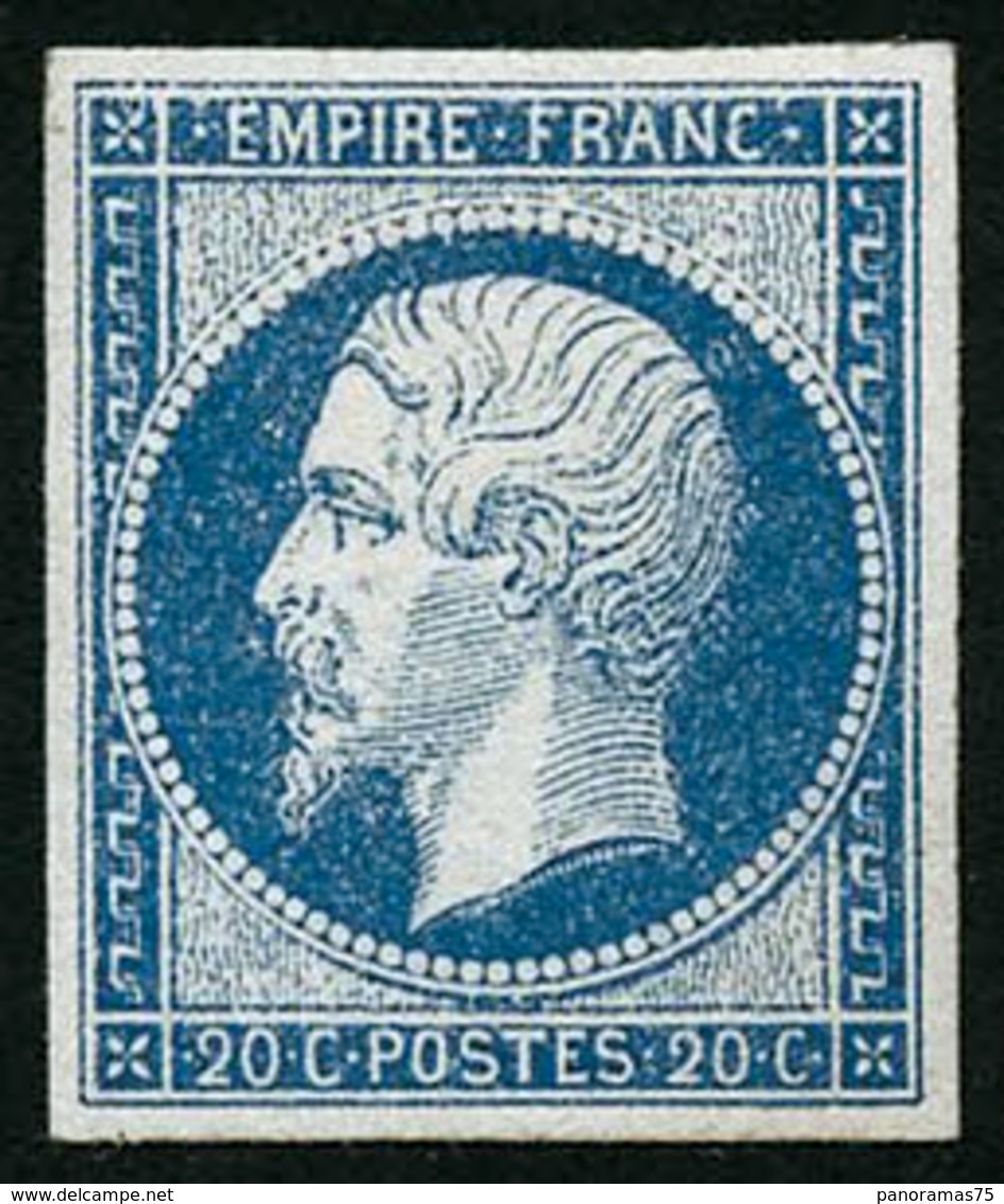 * N°14A 20c Bleu, Type I - B. - 1853-1860 Napoléon III