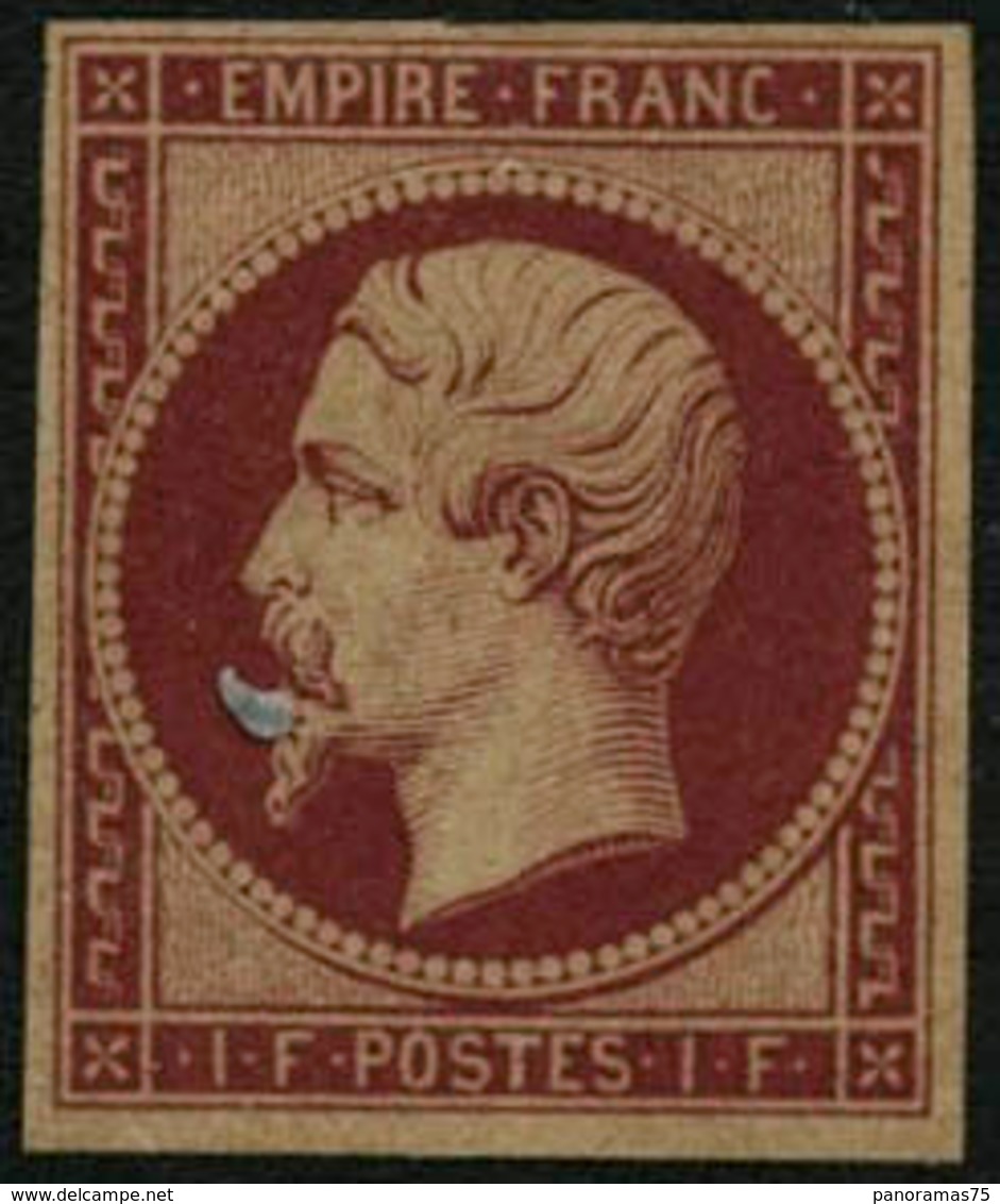 ** N°18d 1F Carmin, Réimp - TB - 1853-1860 Napoleon III