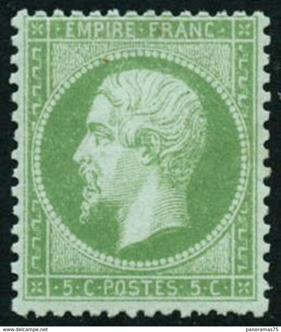 ** N°20 5c Vert - TB. - 1862 Napoléon III.