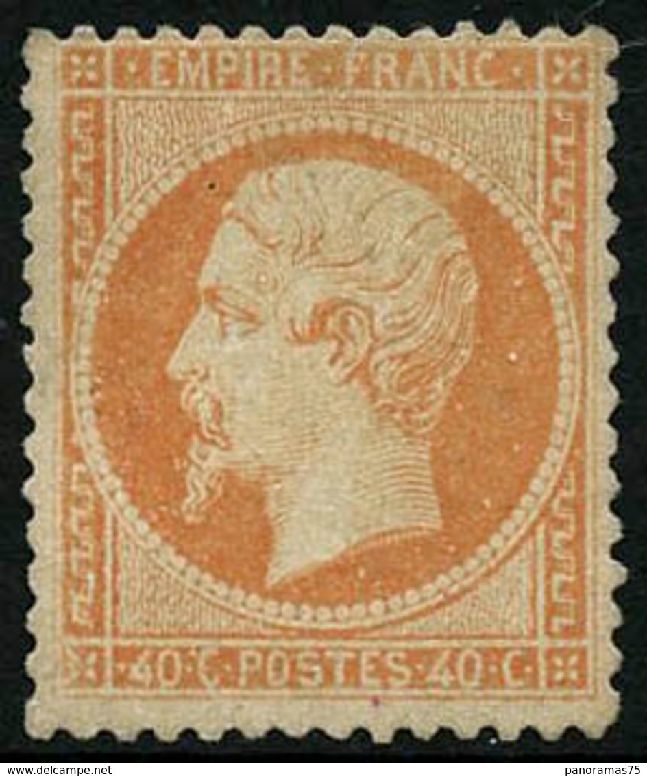 ** N°23 40c Orange - TB. - 1862 Napoleone III