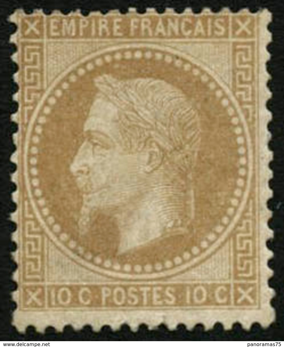 ** N°28A 10c Bistre, Type I - TB - 1863-1870 Napoléon III. Laure