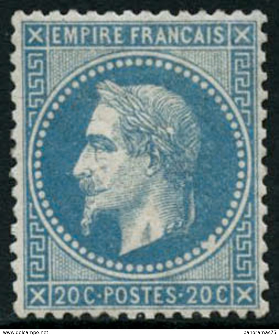 ** N°29B 20c Bleu, Type II - TB. - 1863-1870 Napoleone III Con Gli Allori