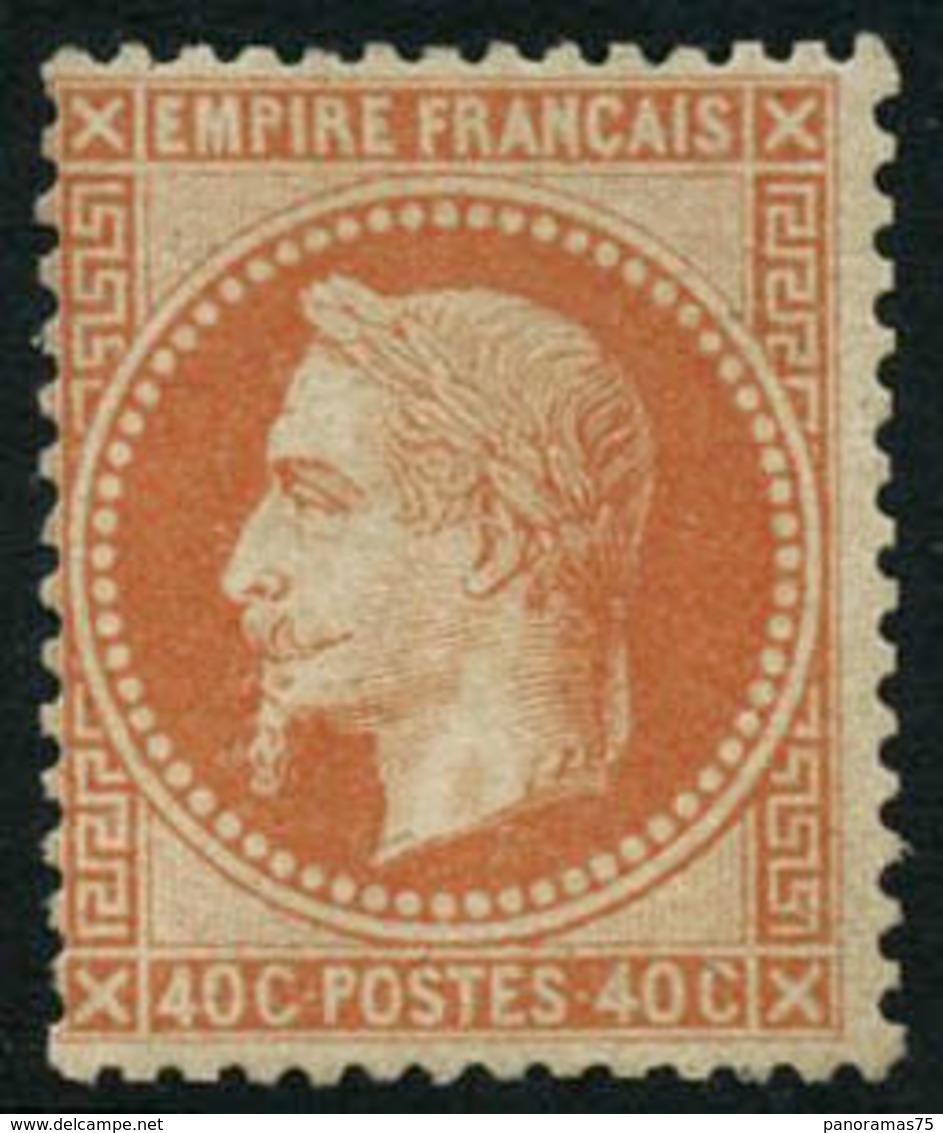 ** N°31 40c Orange, Signé Calves  - TB. - 1863-1870 Napoleon III With Laurels