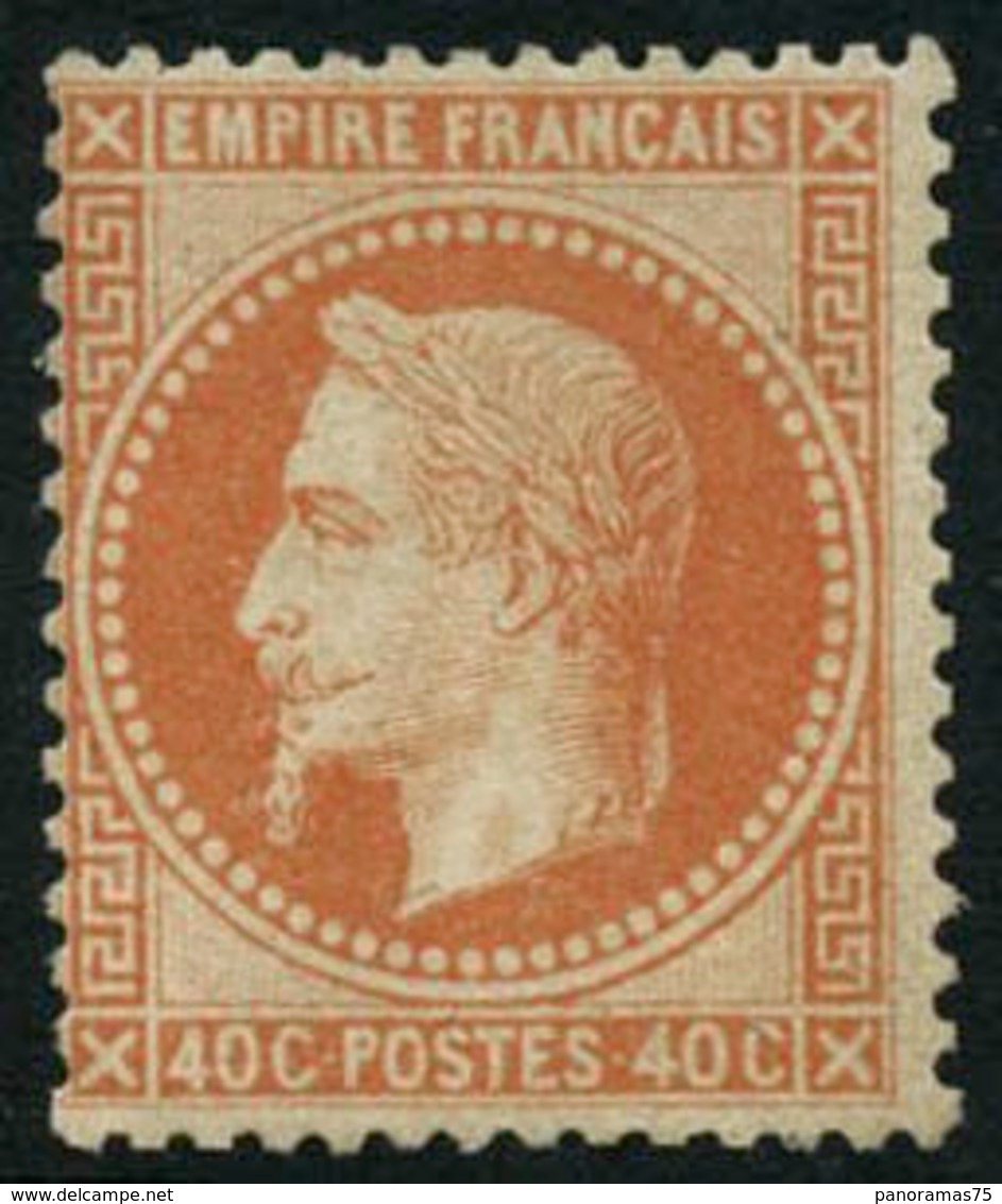 ** N°31 40c Orange, Signé Calves  - TB. - 1863-1870 Napoléon III Con Laureles