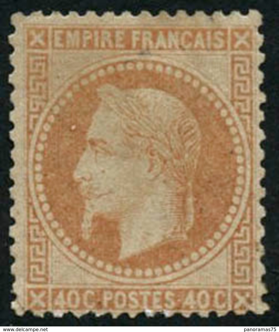 ** N°31 40c Orange, Signé Brun - TB - 1863-1870 Napoleon III Gelauwerd