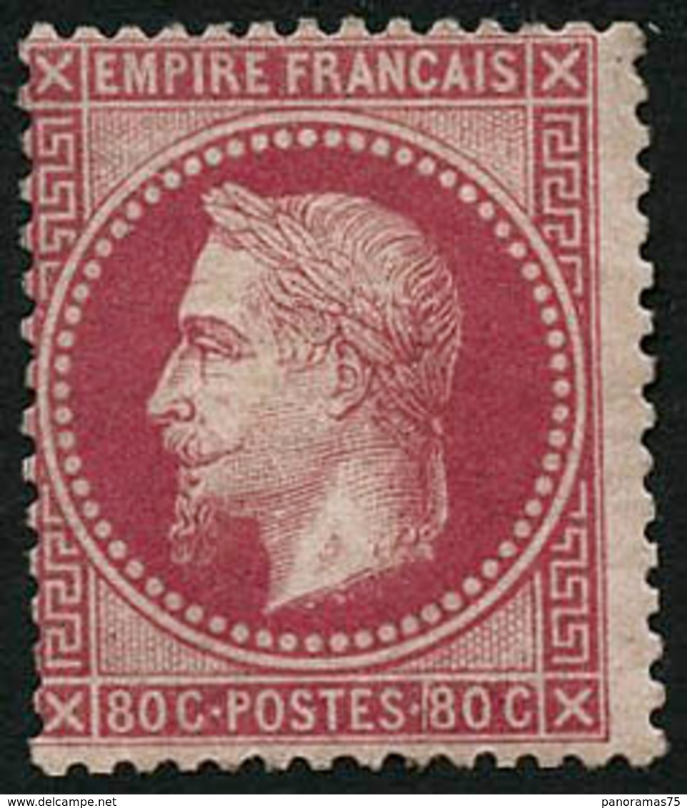 ** N°32 80c Rose, Signé Brun - TB - 1863-1870 Napoléon III Con Laureles