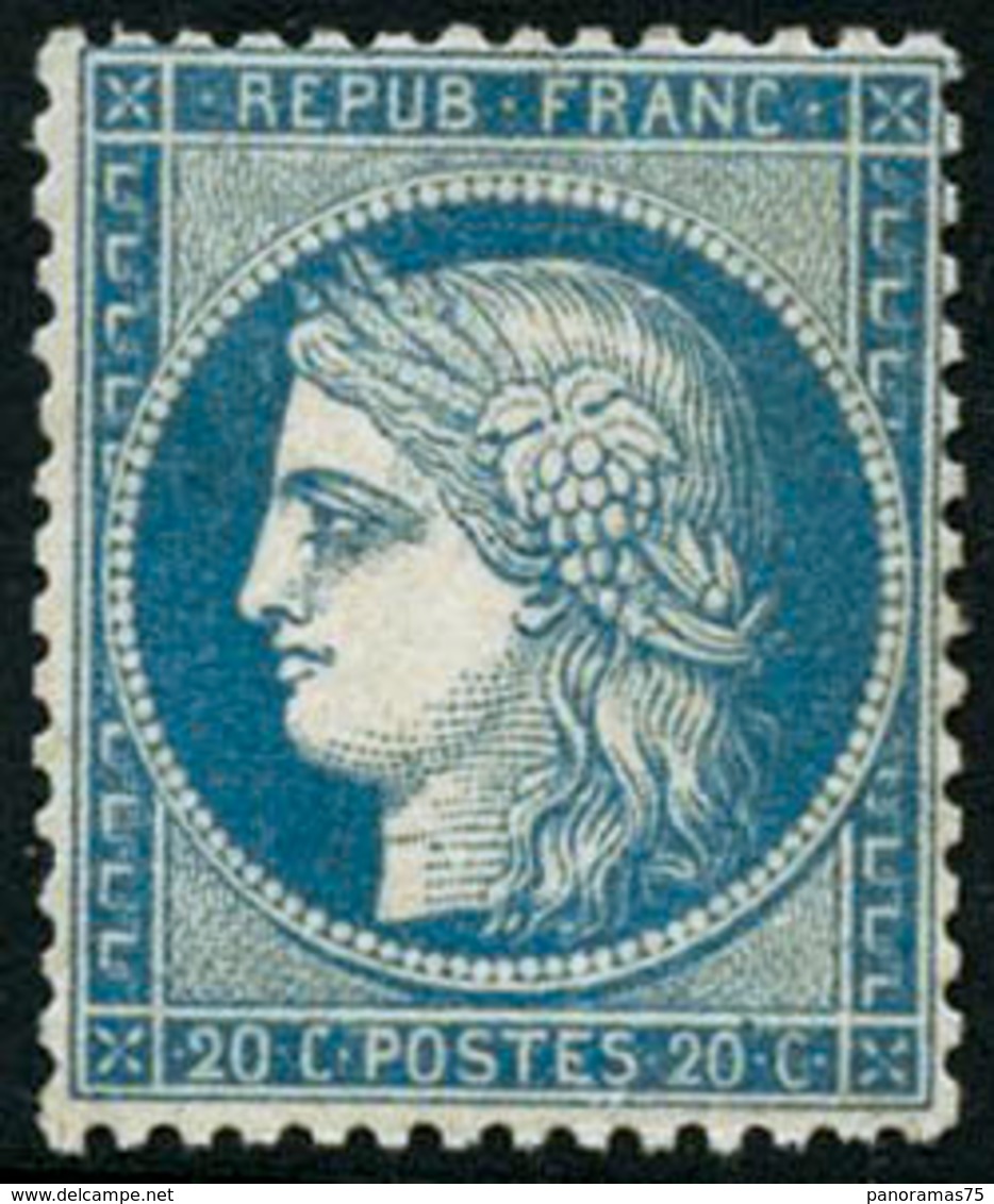 ** N°37 20c Bleu - TB. - 1870 Assedio Di Parigi