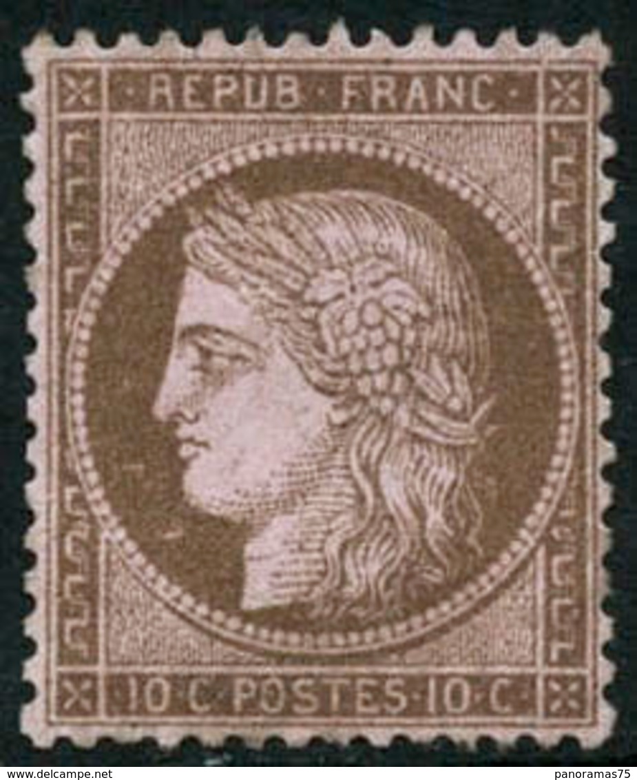 * N°58 10c Brun S/rose - TB - 1871-1875 Ceres