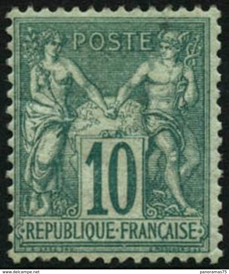 ** N°65 10c Vert, Pièce De Luxe Fraicheur Postale - TB - 1876-1878 Sage (Typ I)