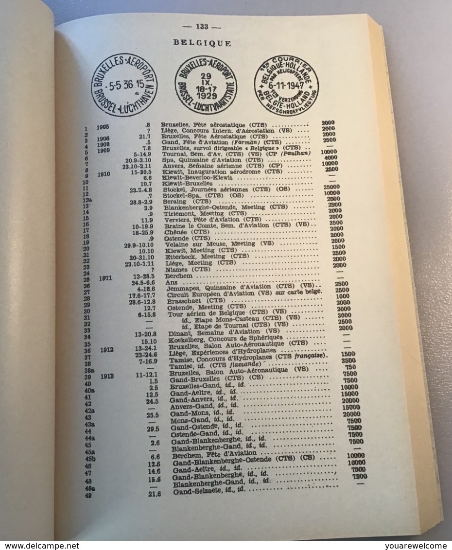 FRANK MULLER 1950 „catalogue Des Aérogrammes Du Monde Entier“ (1er Vol Poste Aérienne Katalog Erstflüge First Flight - Luchtpost & Postgeschiedenis