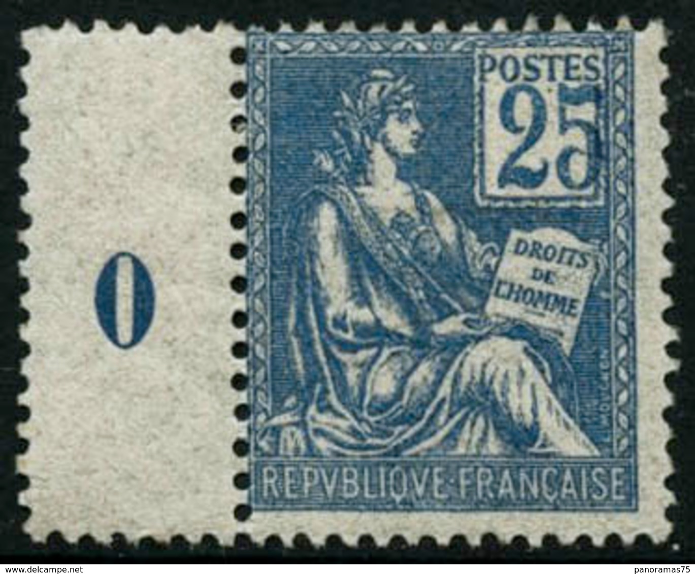 ** N°114 25c Bleu, Mill 0 - TB - Sonstige & Ohne Zuordnung