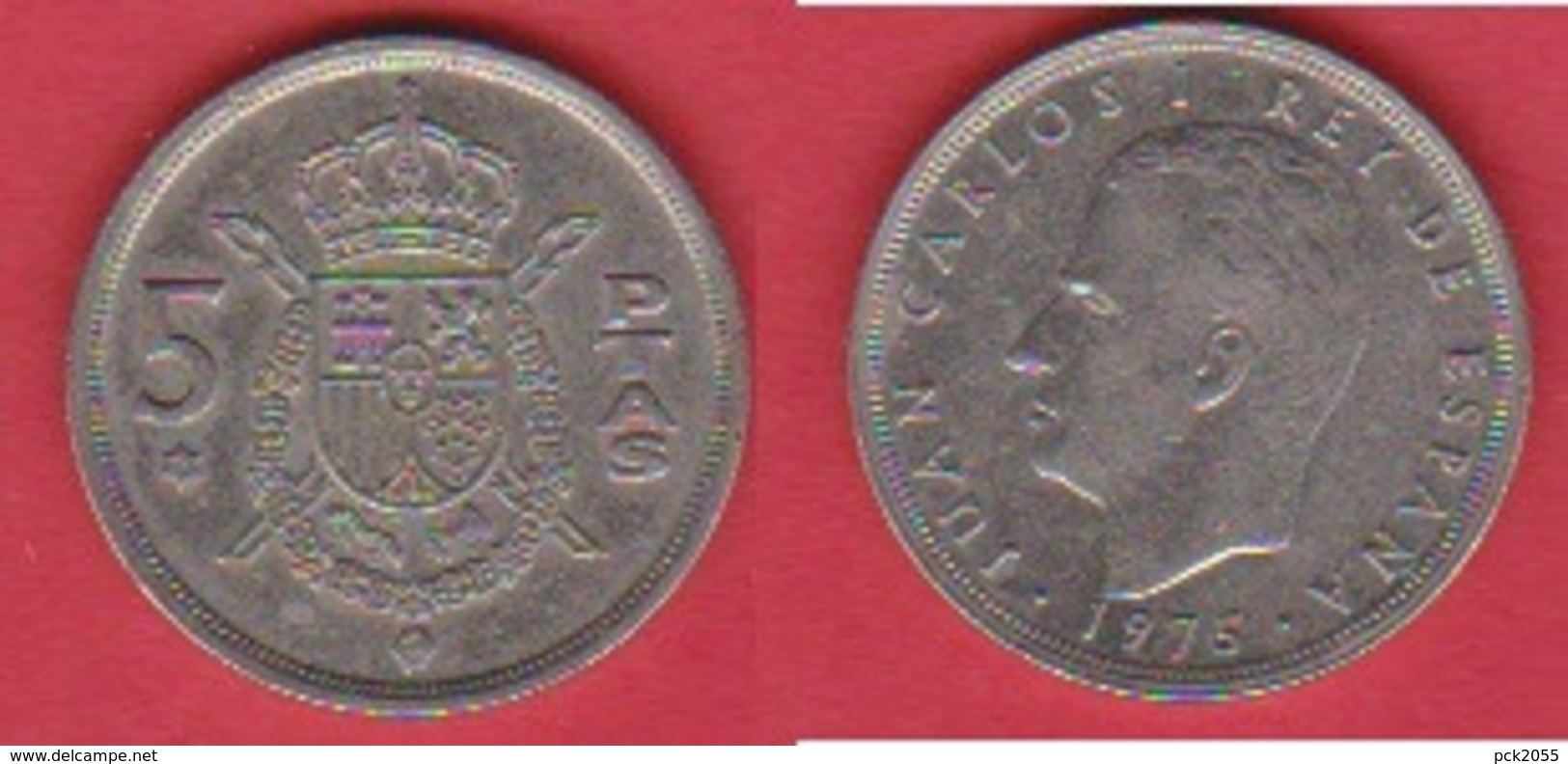 Spanien 5 Pesetas K-N 1975 Schön Nr.40,KM Nr.807 - 5 Pesetas