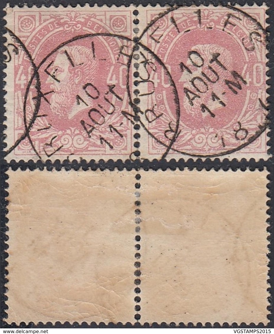 Belgique 1870 -  N°34 En Paire Dont 34 Variété  (BE) DC3957 - Non Classés