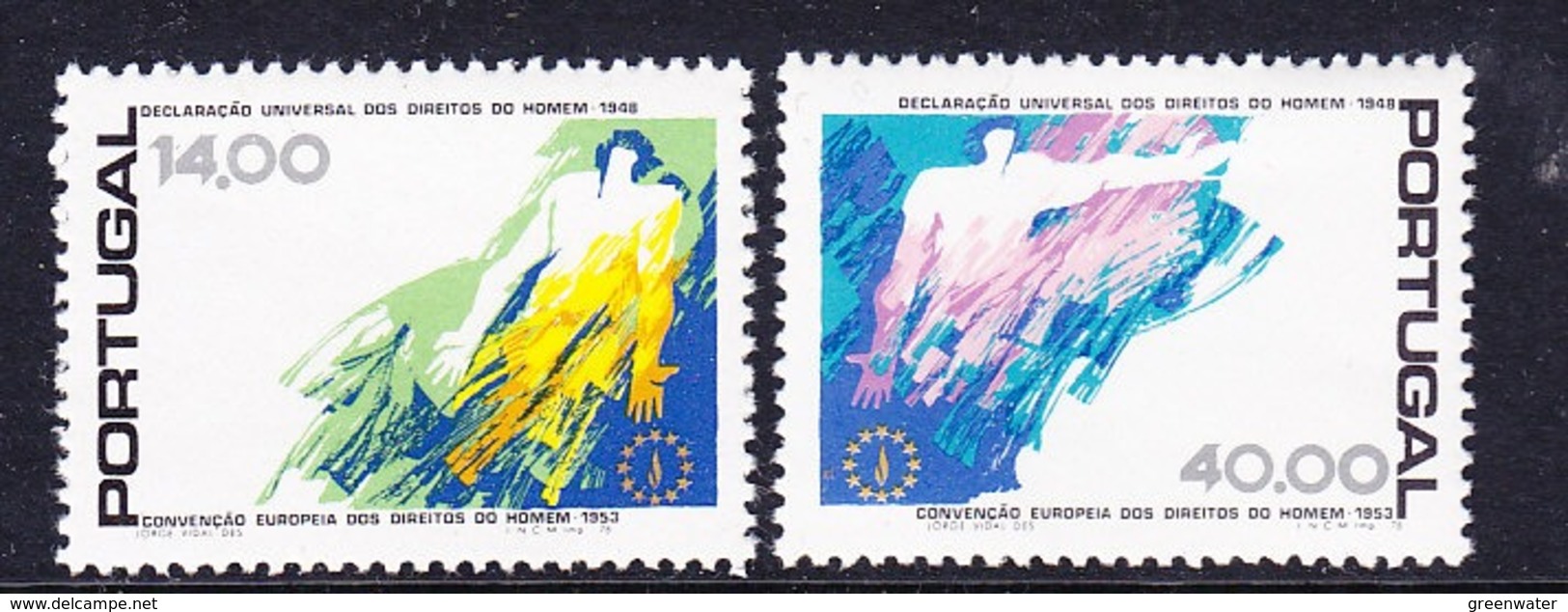 Portugal 1978 European Human Rights 2v ** Mnh (44577A) - Europese Gedachte