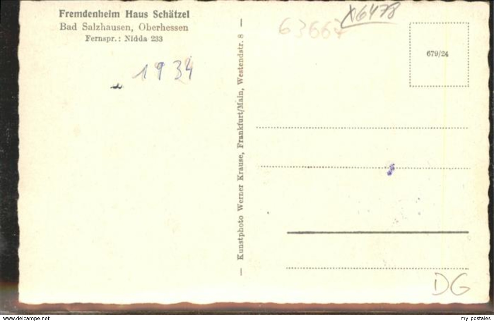 40954825 Bad_Salzhausen Fremdenheim Haus Schaetzel Bad_Salzhausen NZ4 - Sonstige & Ohne Zuordnung