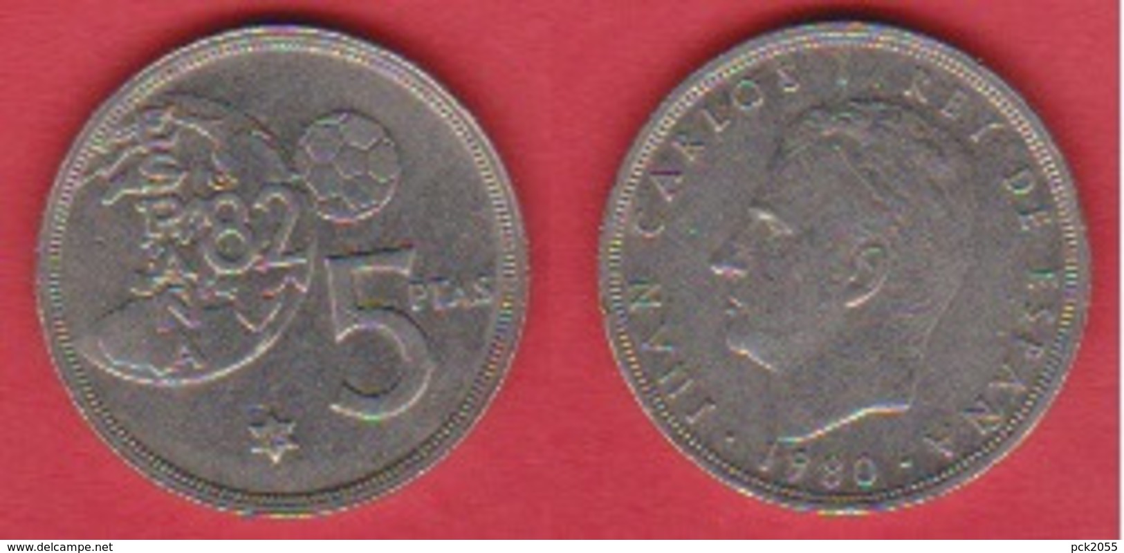 Spanien 5 Pesetas K-N 1980 Schön Nr.47,KM Nr.811 - 5 Pesetas