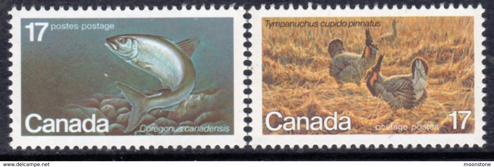 Canada 1980 Endangered Wildlife IV Set Of 2, MNH, SG 976/7 - Unused Stamps