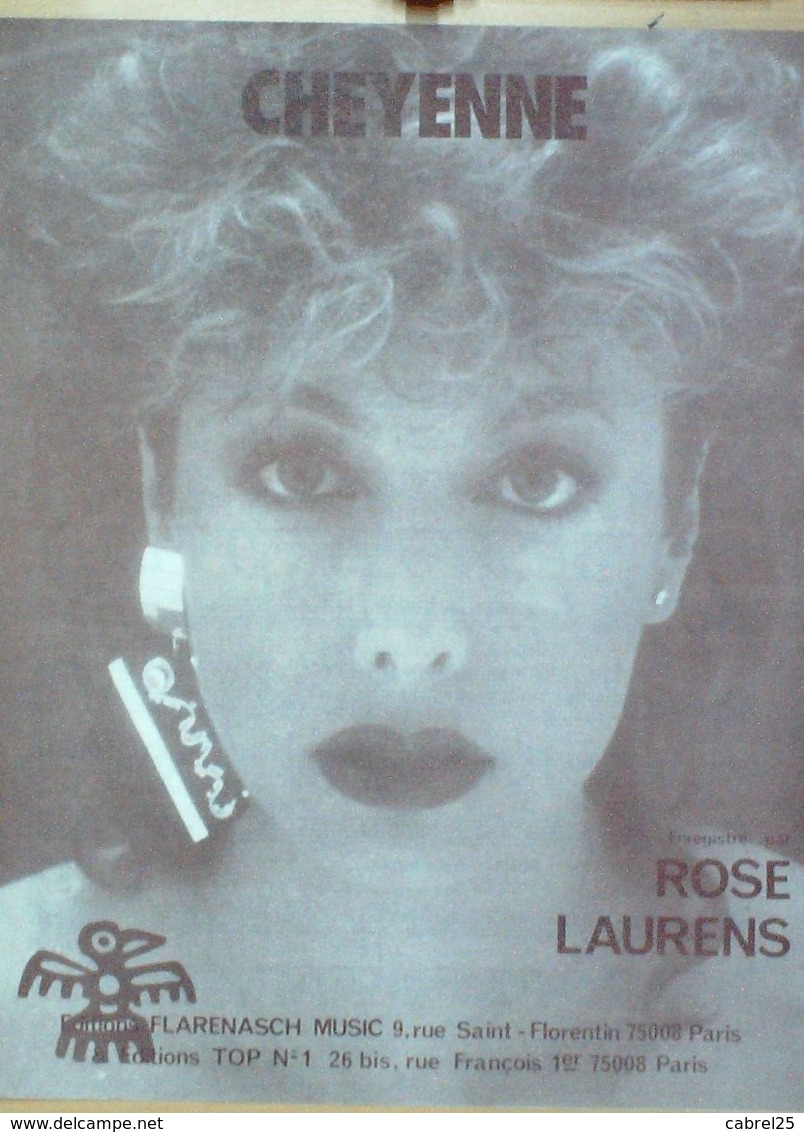PARTITION-LAURENS ROSE-CHEYENNE-1983-69 - Libri Di Canti