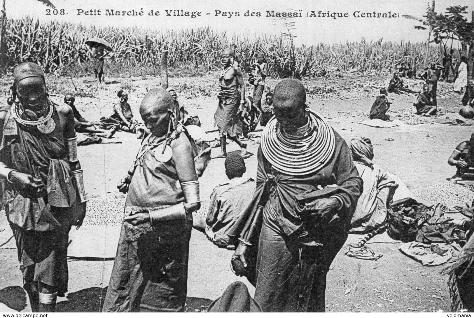 3703 Cpa Kenya - Petit Marché De Village - Pays Des Massaï - Kenya