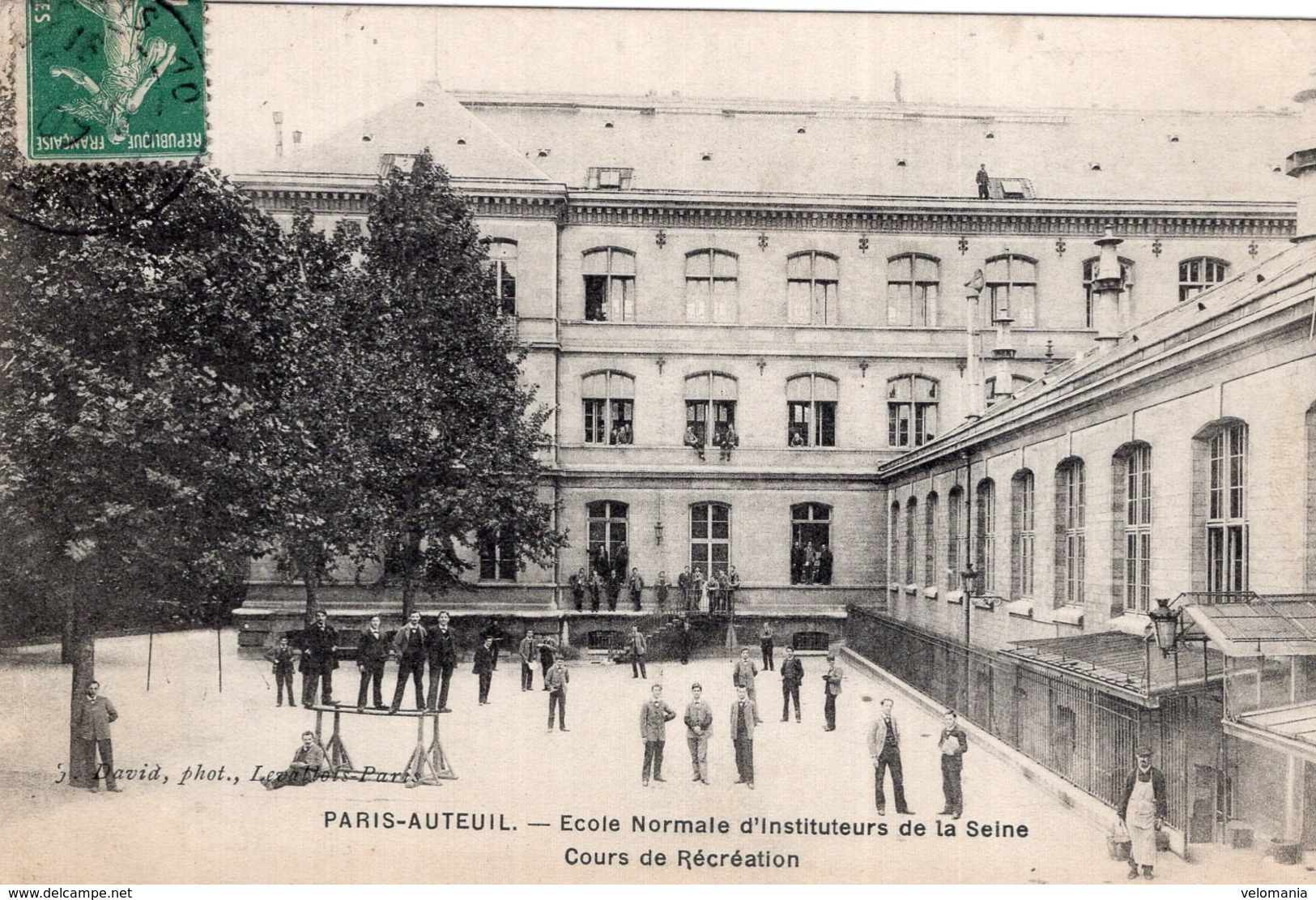 S2664 Cpa 75 Paris Auteuil - Ecole Normale D'instituteurs De La Seine, Cours De Récréation - Arrondissement: 16