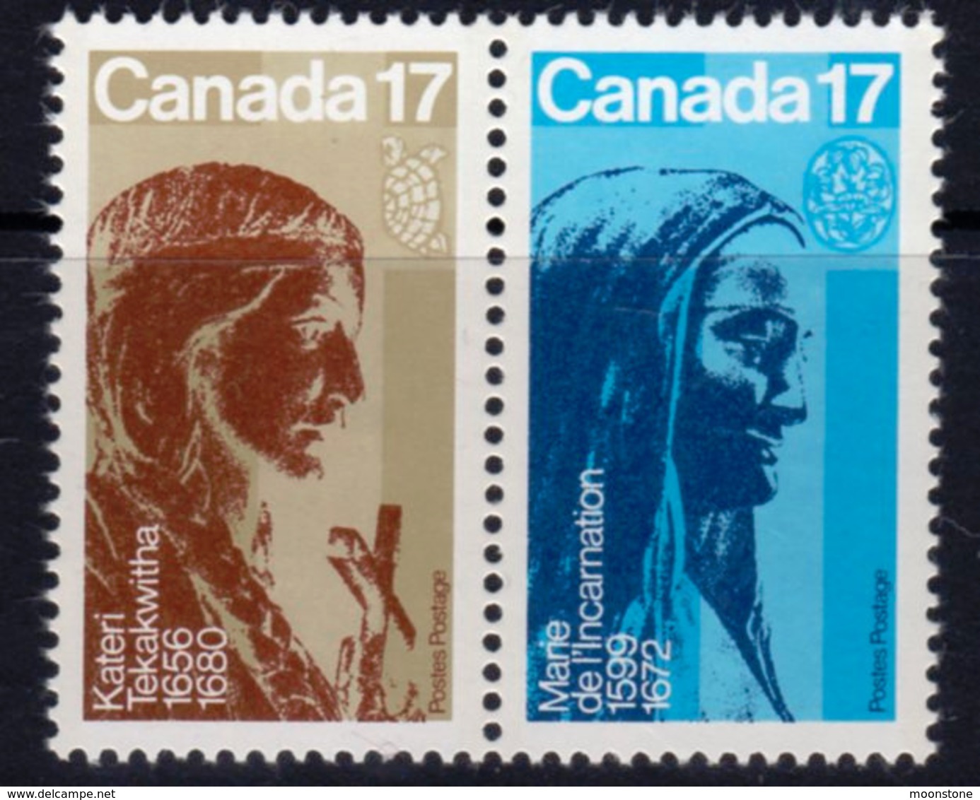 Canada 1981 Canadian Catholic Women Pair, MNH, SG 1008/9 - Unused Stamps