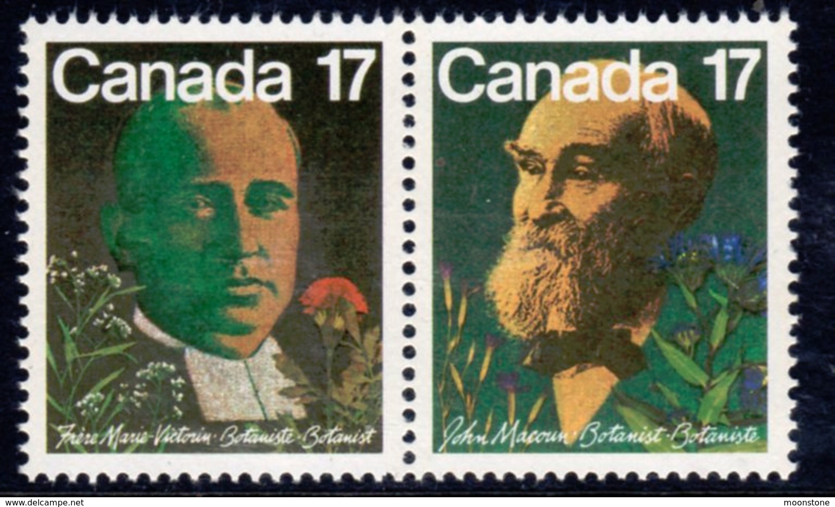 Canada 1981 Canadian Botanists Pair, MNH, SG 1017/8 - Unused Stamps