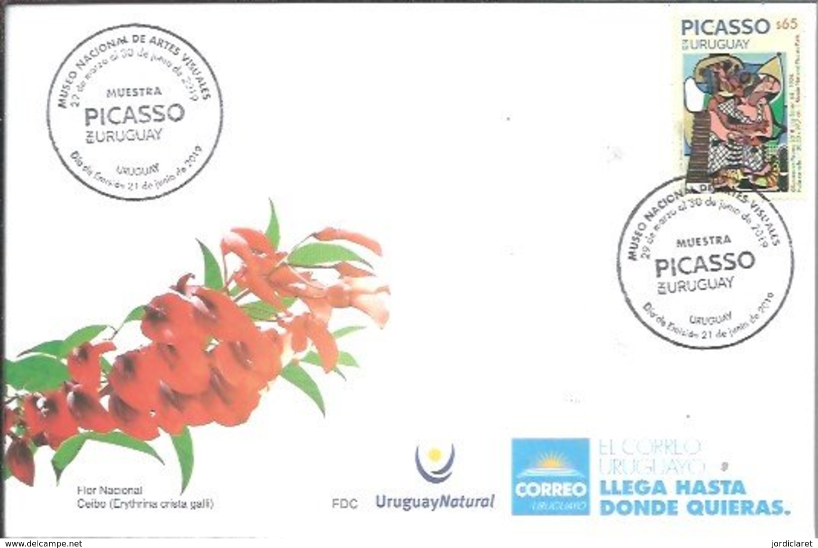 FDC URUGUAY 2019 - Picasso