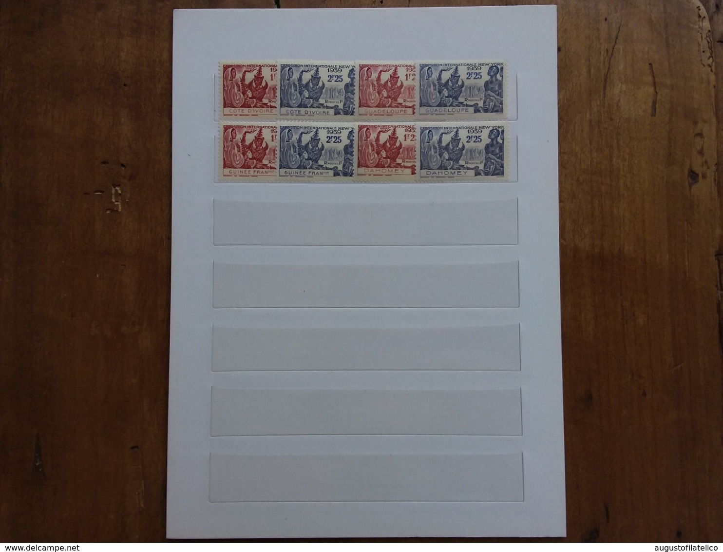 EX COLONIE FRANCESI - INDOCINA E ALTRI - Expo New York 1939 Giro Completo ** + Spedizione Prioritaria - Unused Stamps
