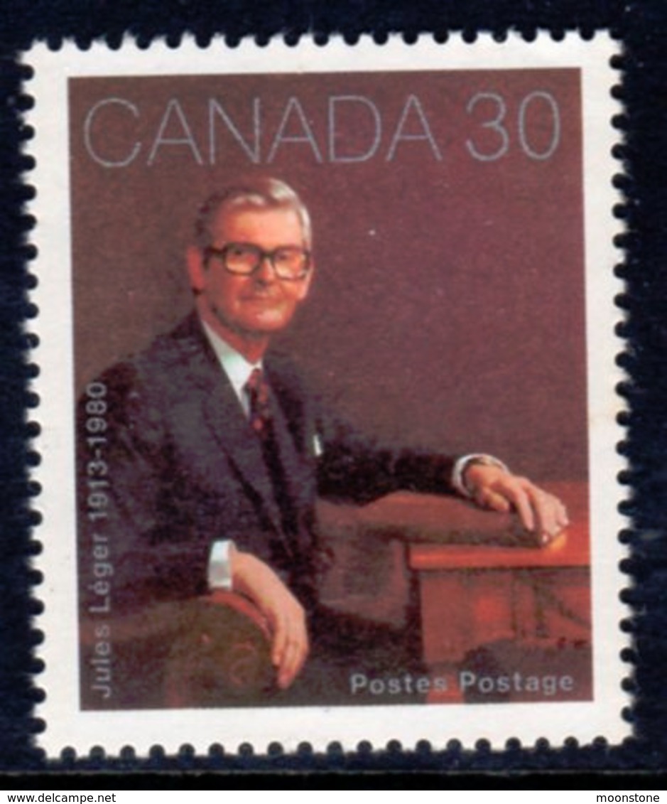 Canada 1982 Jules Leger Commemoration, MNH, SG 1043 - Unused Stamps
