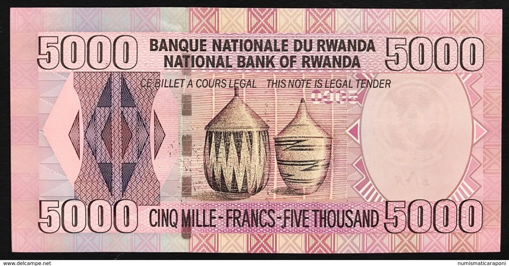 RUANDA RWANDA  5000 FRANCS 2004 Pick#33 Lotto.602 - Rwanda