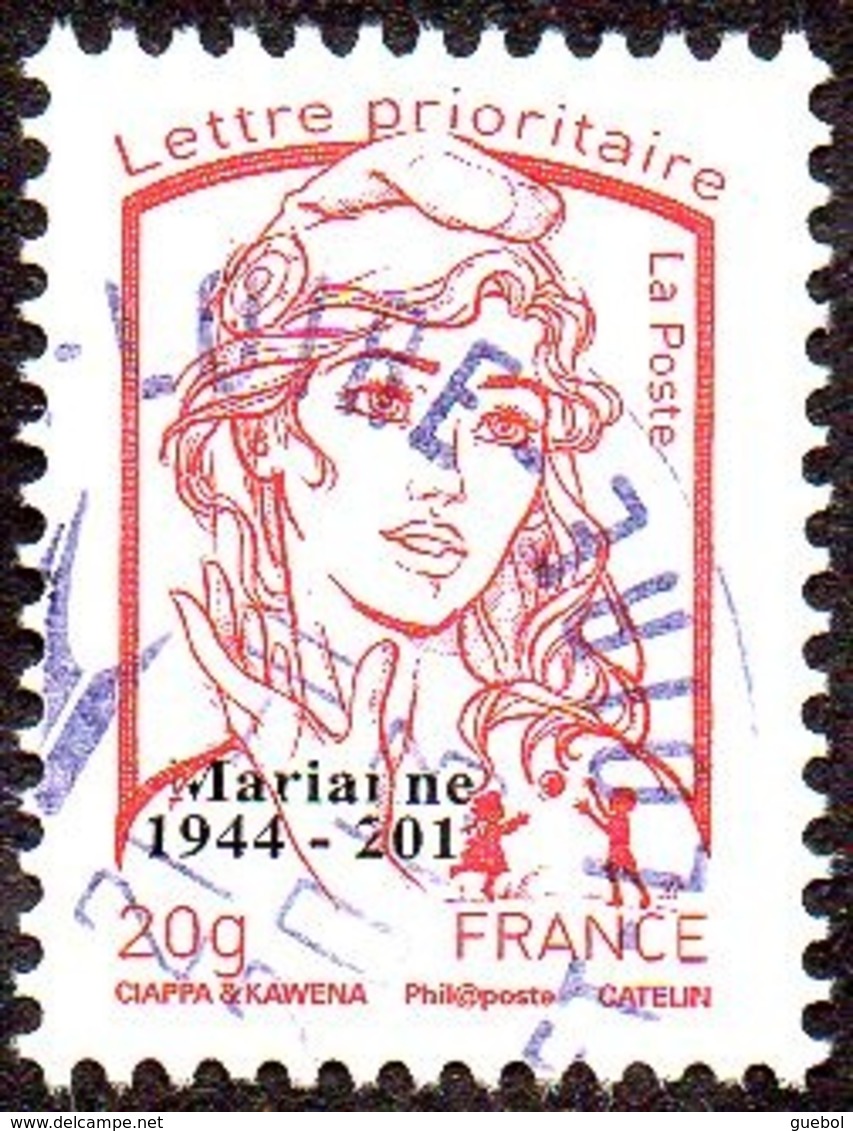 Oblitération Cachet à Date Sur Timbre De France N° 4767_be - Marianne De La Jeunesse. Prio 20g. Héliographie Surchargé - Usati