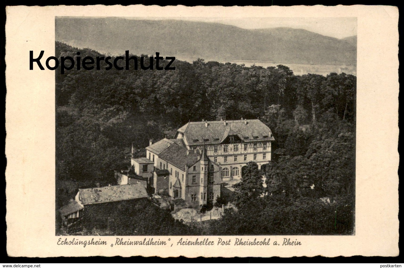 ALTE POSTKARTE ERHOLUNGSHEIM RHEINLANDHEIM ARIENHELLER POST RHEINBROHL Ansichtskarte Postcard AK Cpa - Bad Hönningen