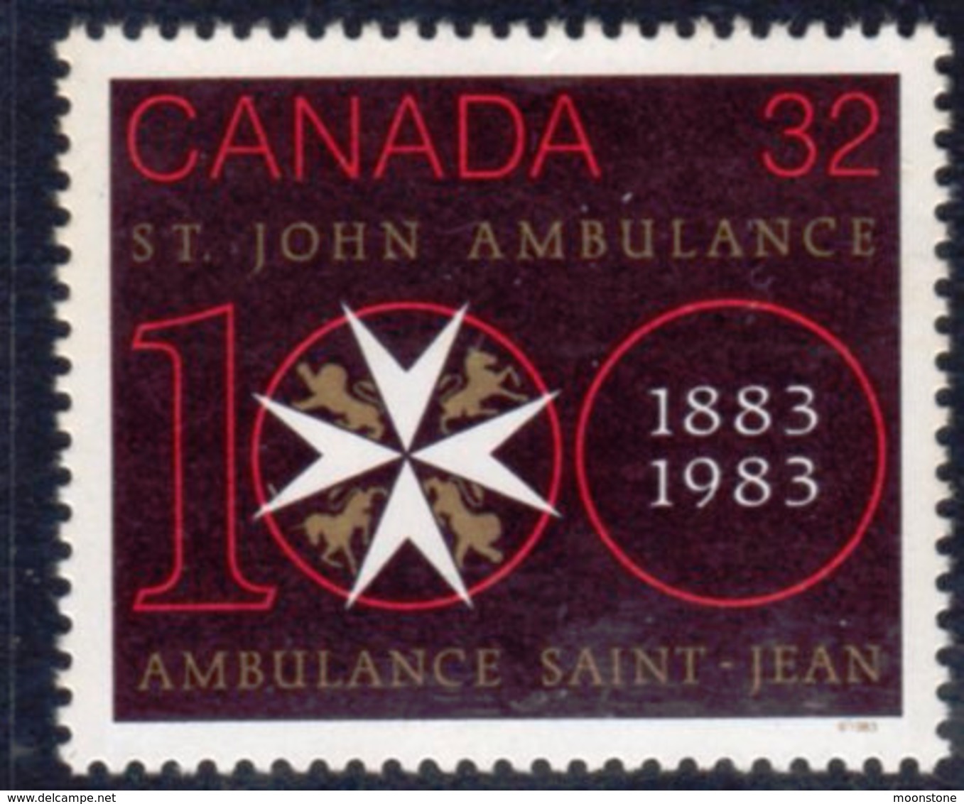 Canada 1983 St. John Ambulance Centenary, MNH, SG 1087 - Ungebraucht